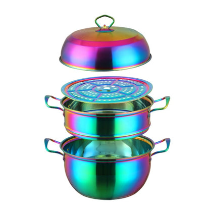 Metallic Colors Steamer Pot