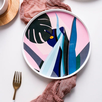 Tropical Pink Plates