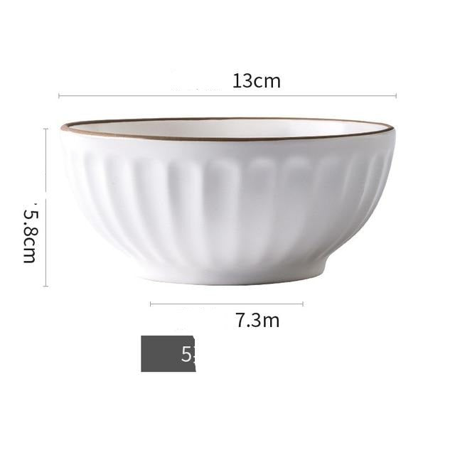 Floral White Tableware Plates