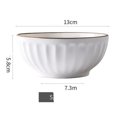 Floral White Tableware Plates