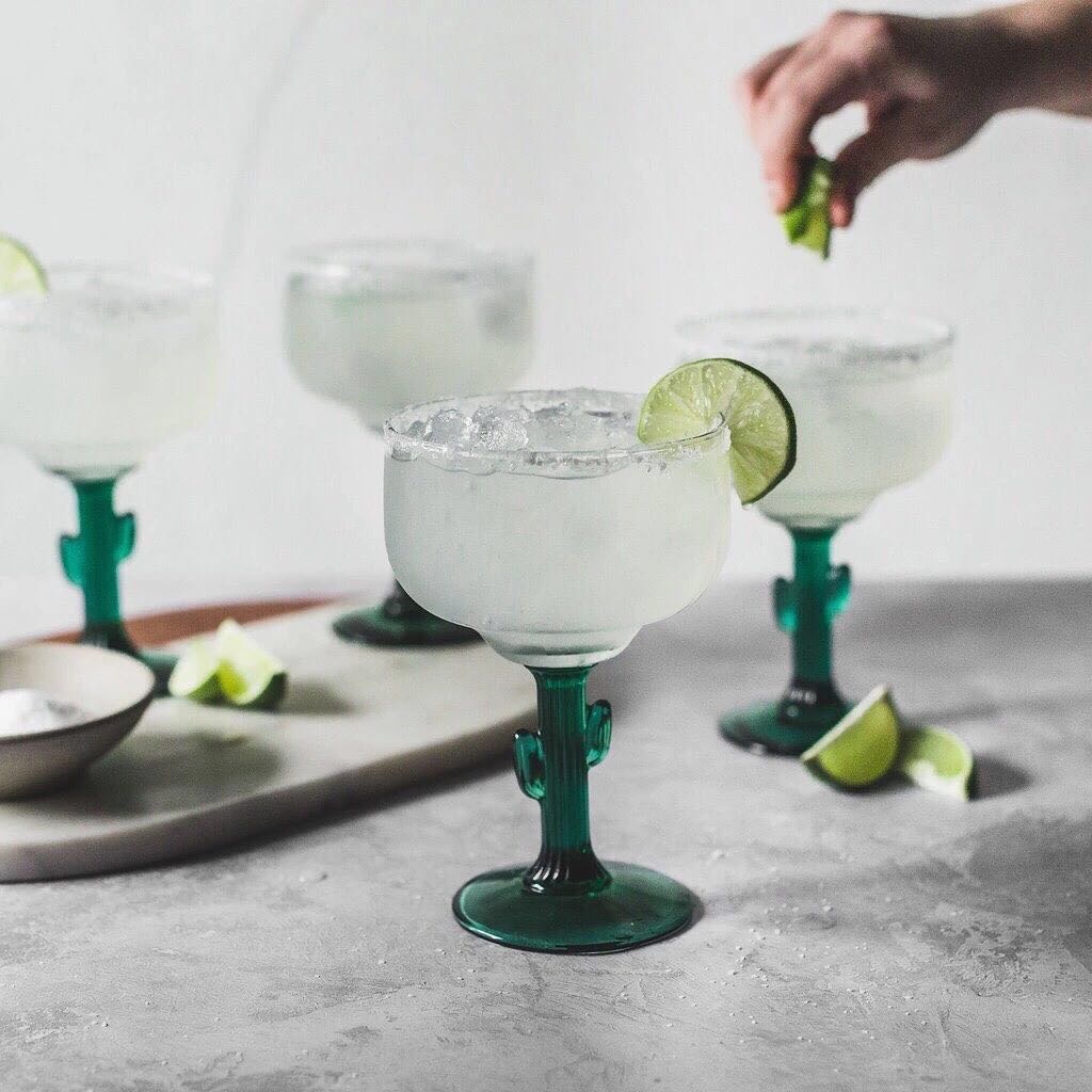 Cactus Margarita Glass