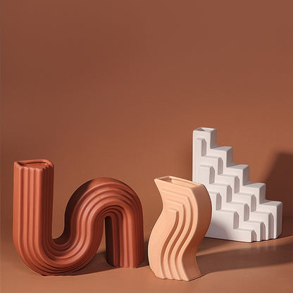 Stairs Art Vases