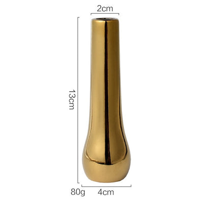 Gold Drop Vases