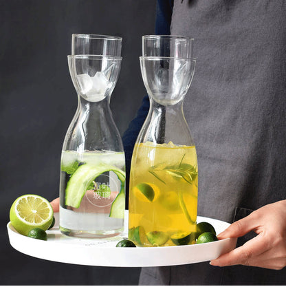 Glass Cup Jug Set