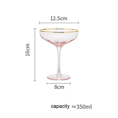 Rose Martini Glass