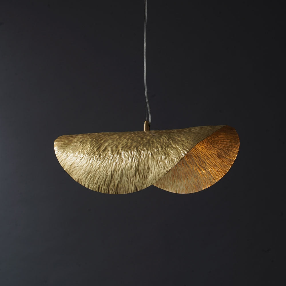 Copper Leaf Pendant Lamp