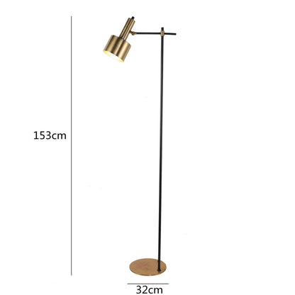 Black Gold Floor Lamp