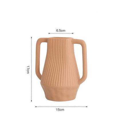 Brown Pastel Dream Vase