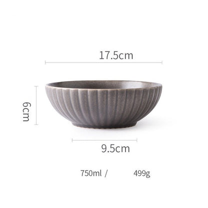 Pulverized Gray Plates Set