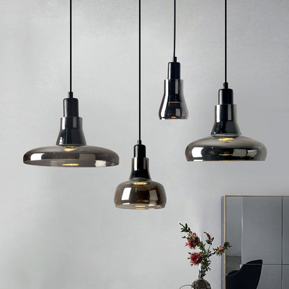 Black Glazed Pendant Lights