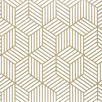Gold Hexagon Wallpaper