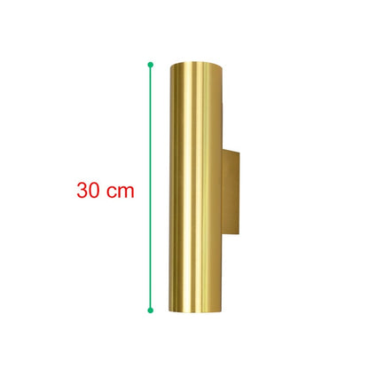 Златна линия стена лампа