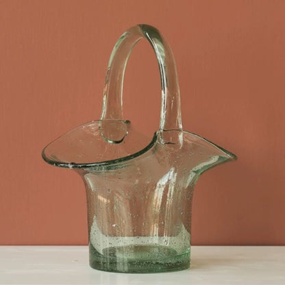 Glass Bag Vase