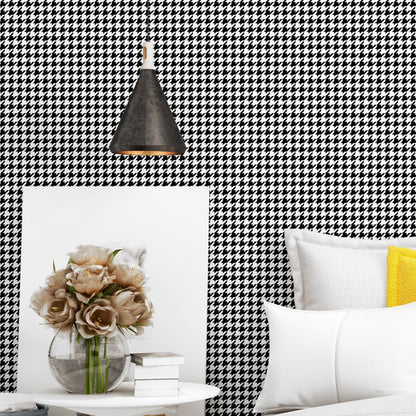 Black and White Plaid Wallpaper