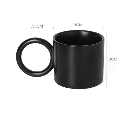 Black White Ring Mugs