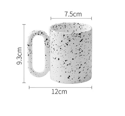 Black White Ring Mugs