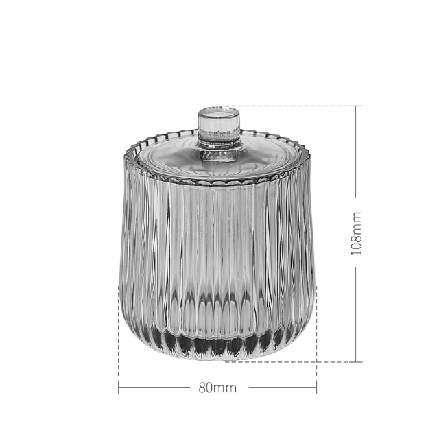 Opaque Black Glass Jar