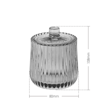 Opaque Black Glass Jar