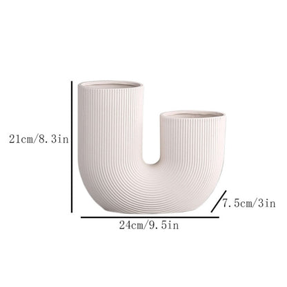 U Round Vase