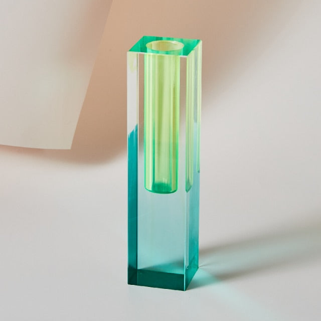 Rainbow Pillar Vase