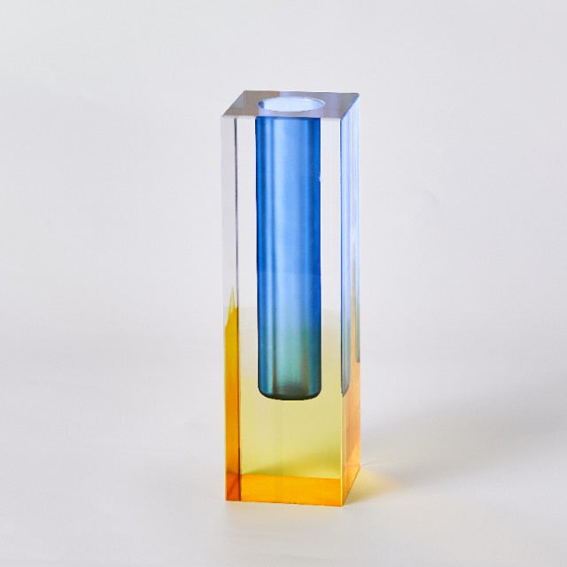 Rainbow Pillar Vase