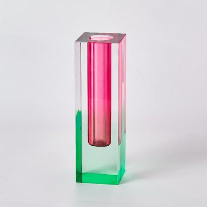 Rainbow Pillar Vase