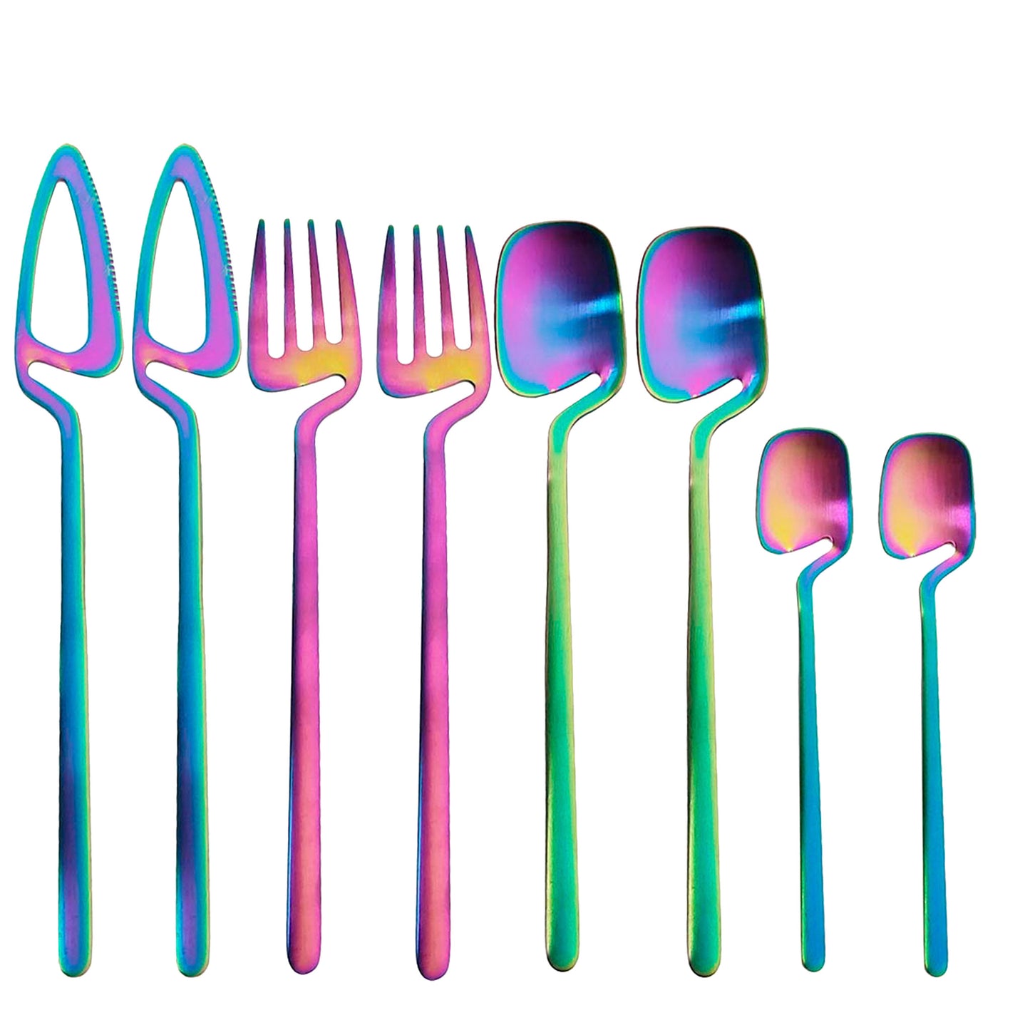 Rainbow Hollow Cutlery Set