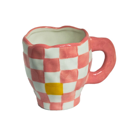 Red Plaid Mug