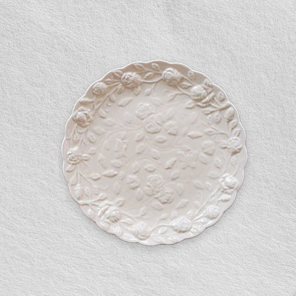 Rose Embossed Plates