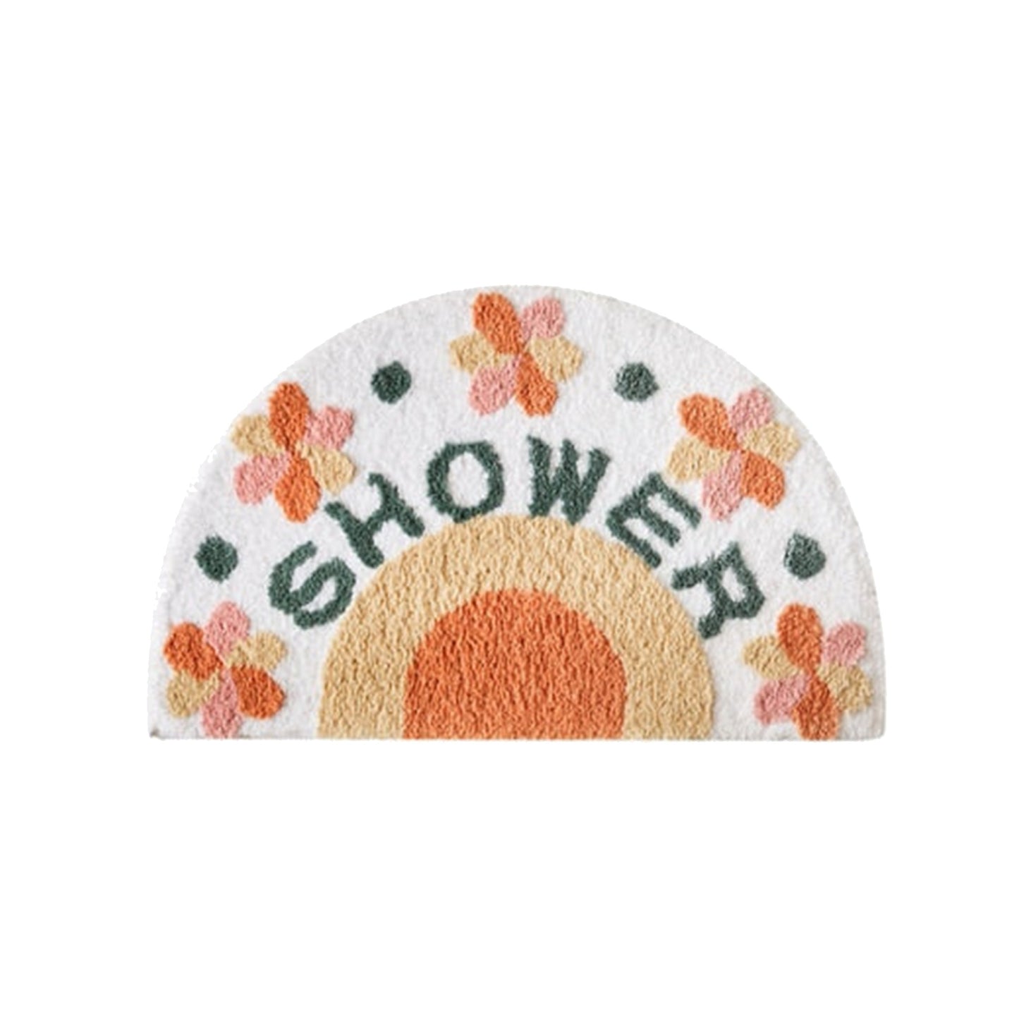 Shower Floral Bath Mat