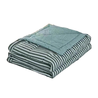 Green Stripes Bedspread