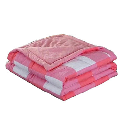Pink Stripes Bedspread