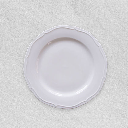 White Embossed Plates