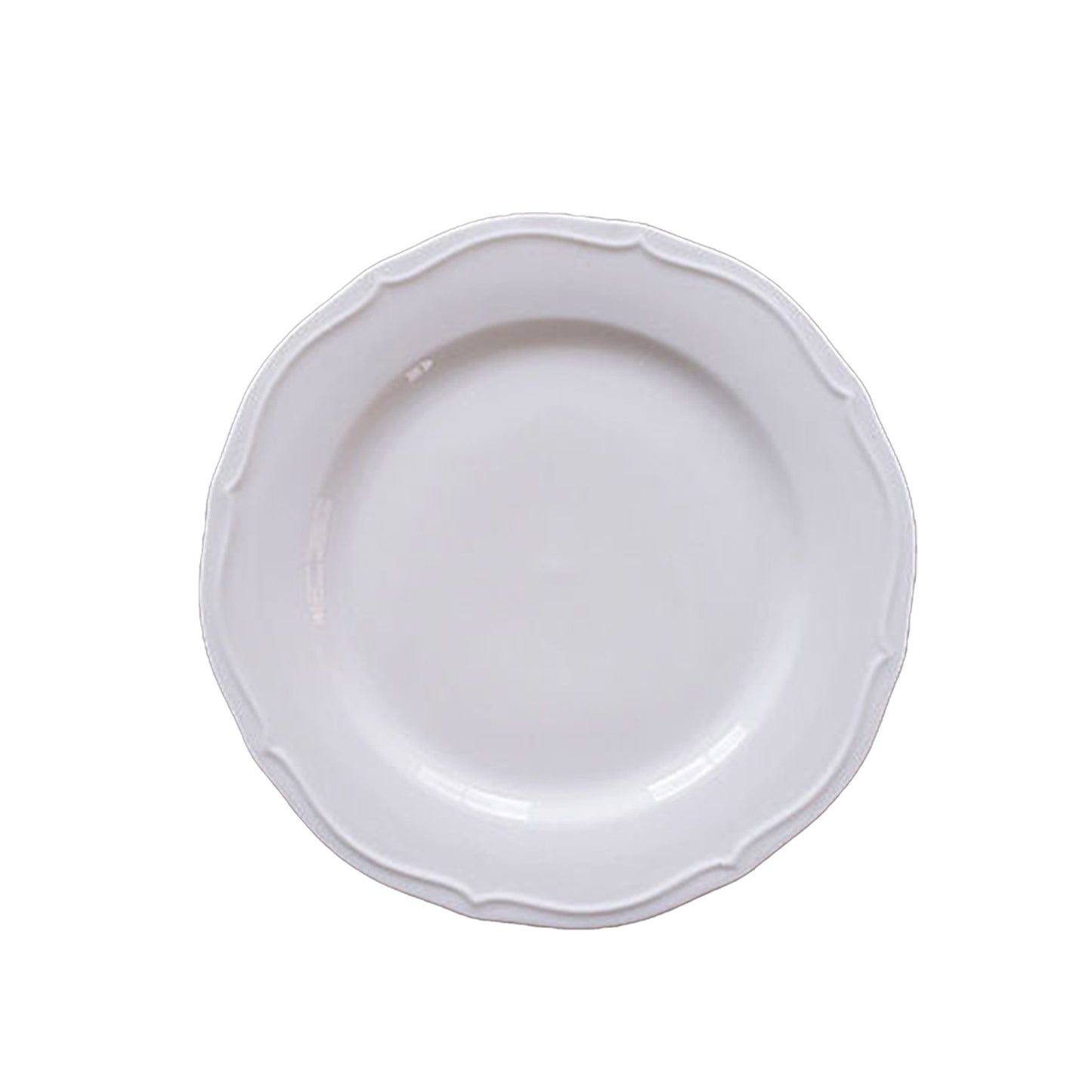 White Embossed Plates