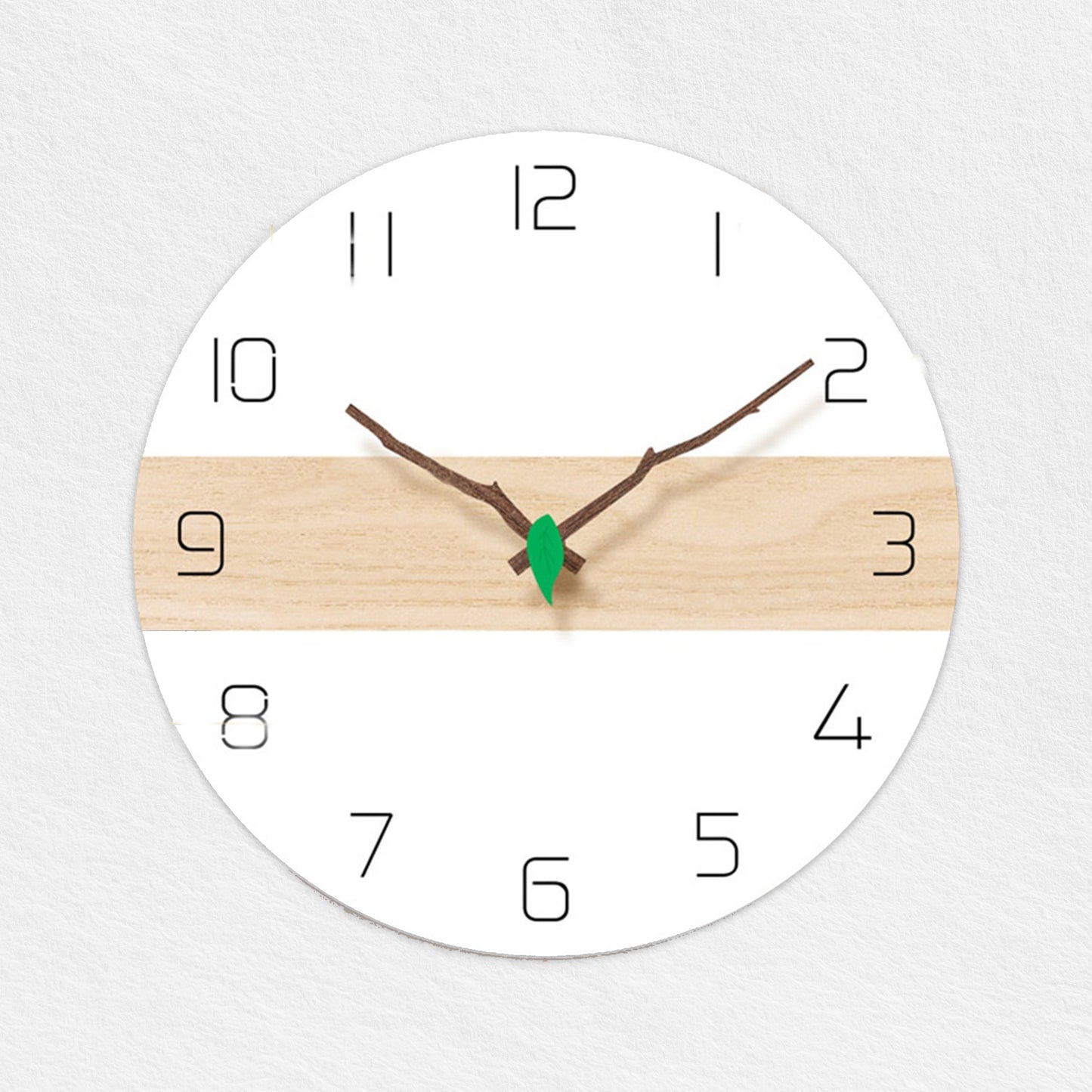 White Line Wall Clock
