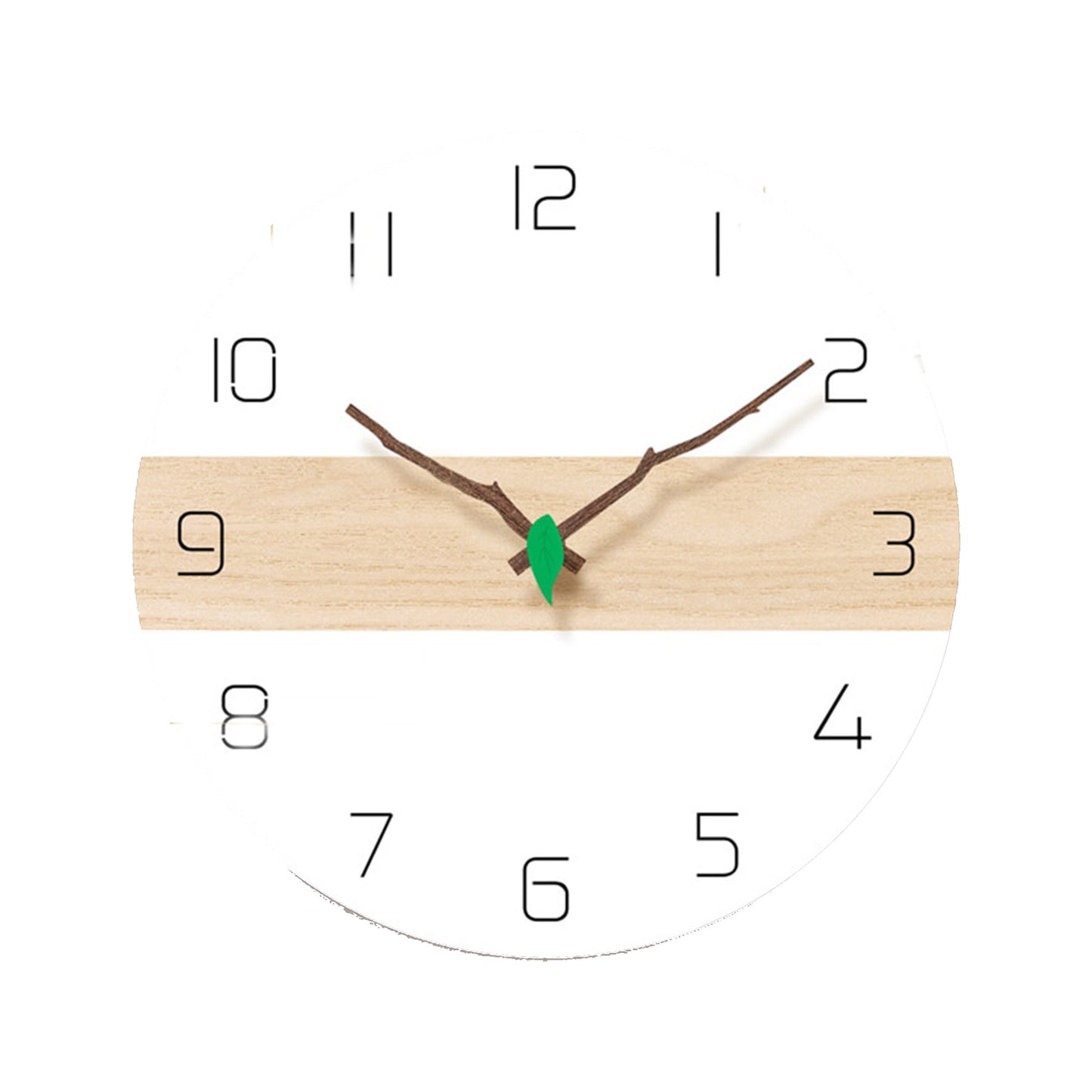 White Line Wall Clock