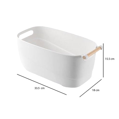 White Storage Baskets