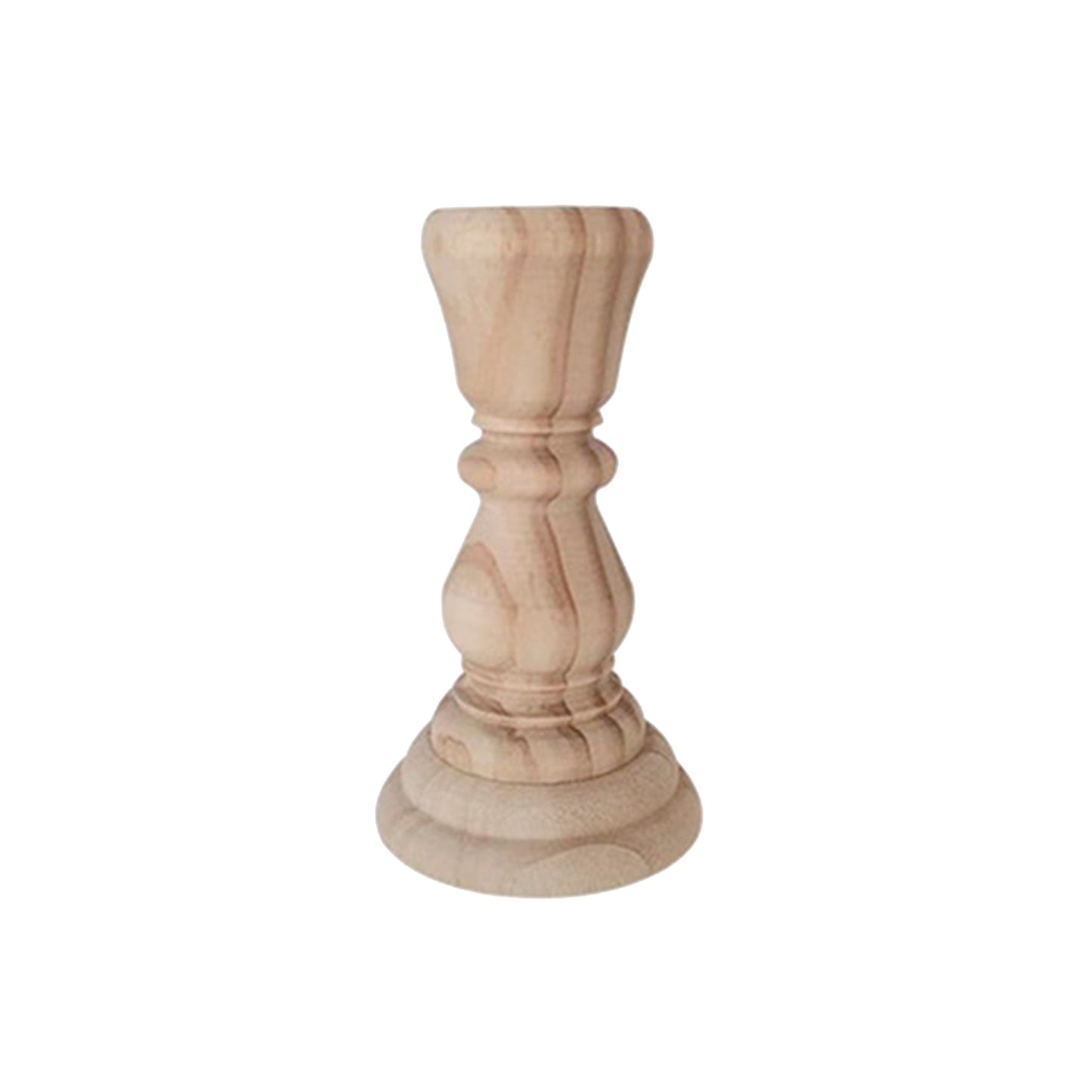 Wood Small Candle Holder