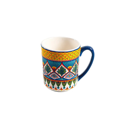 Taza De Cerámica Amarilla De Marruecos